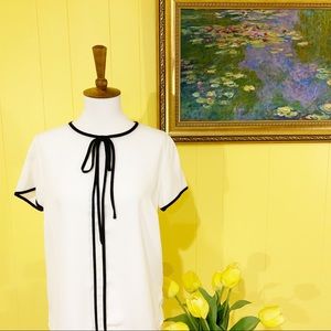 White Forever 21 Blouse